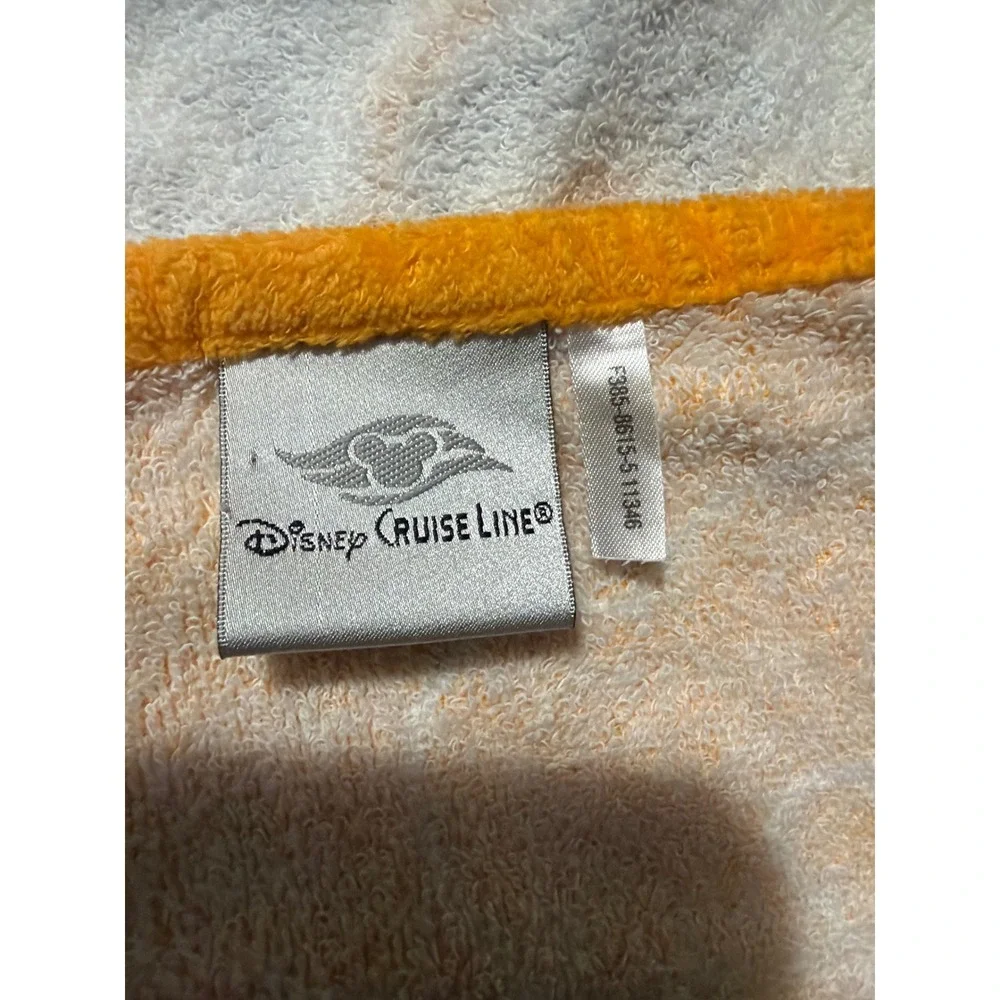 Disney Cruise Line Castaway Cay Bahamas Mickey Mouse Orange Beach Towel